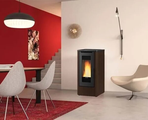 Poêle à granulés EXTRAFLAME Dahiana VDF bronze 10 kW