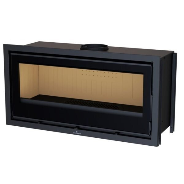 Insert à bois canalisable raccordable BRONPI Cairo 110 15 kW