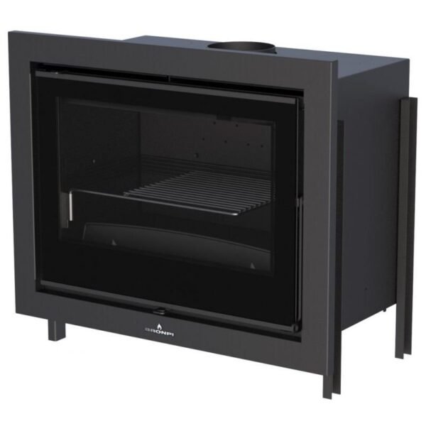 Insert à bois ventilé canalisable BRONPI Paris 70 Vision 12 kW