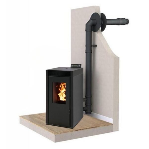 PACK Poêle à granules étanche + Kit ventouse INTERSTOVES Marina 6 kW