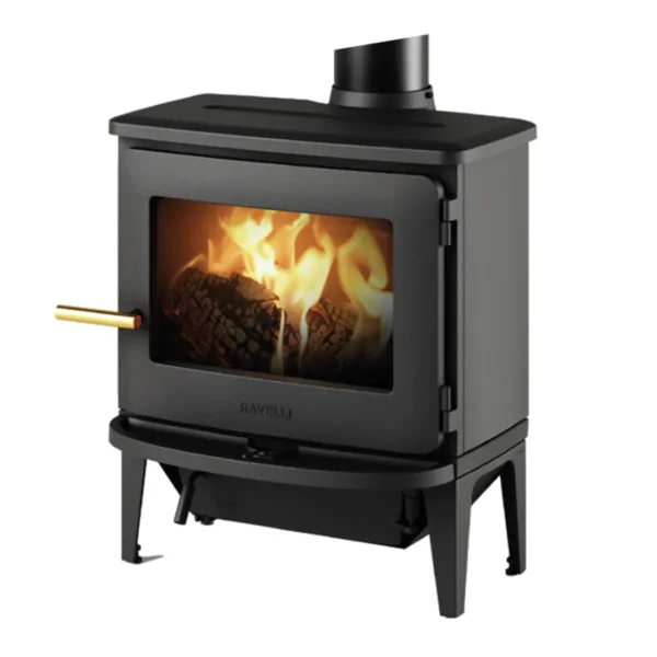Poêle à bois Ravelli Efesto  7 kW Sortie Fumée Supérieure