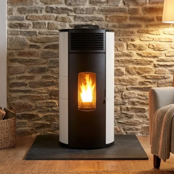 Poêle à Granulés Étanche DFF Lorena 9 kW + kit ventouse