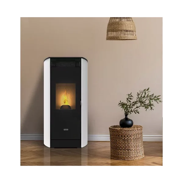 Poêle à granulés étanche FOCO MEO + Kit conduits concentrique sortie dessus - 8 Kw