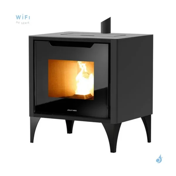 Poêle à granulés Jolly Mec Pixie Steel 7 kW Sortie Fumée Supérieure Ø80 mm