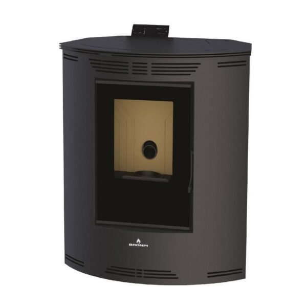 Poêle à granulés d'angle  BRONPI Princesa 12 kW